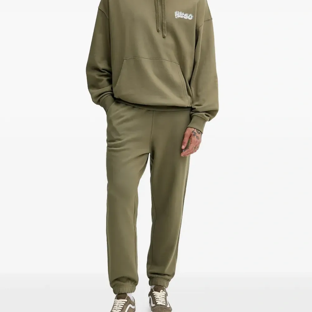 Худи с длинными рукавами и принтом-логотипом