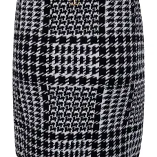 Юбка мини в ломаную клетку