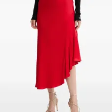 Юбка миди с оборками