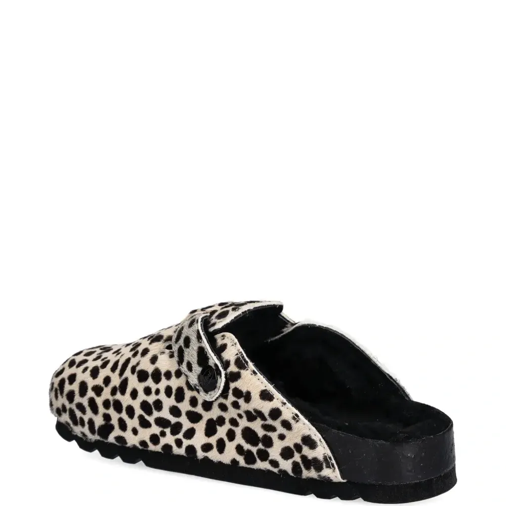 Мюли Fae с пряжкой и принтом "долматинец"