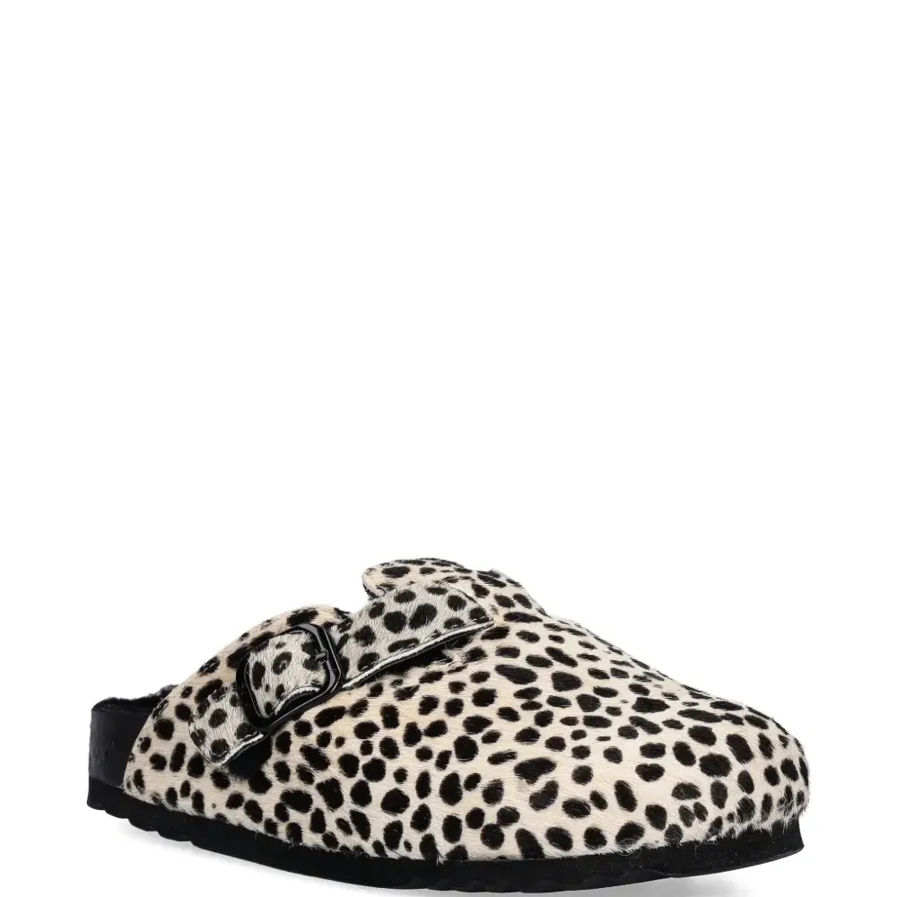 Мюли Fae с пряжкой и принтом "долматинец"