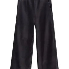 Клёшевые брюки с текстурой вельвета Клёшевые брюки с текстурой вельвета