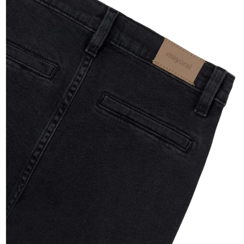 Джинсы из денима с градиентным эффектом