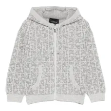 Худи на молнии с узором