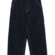 Джинсы с вышитым логотипом