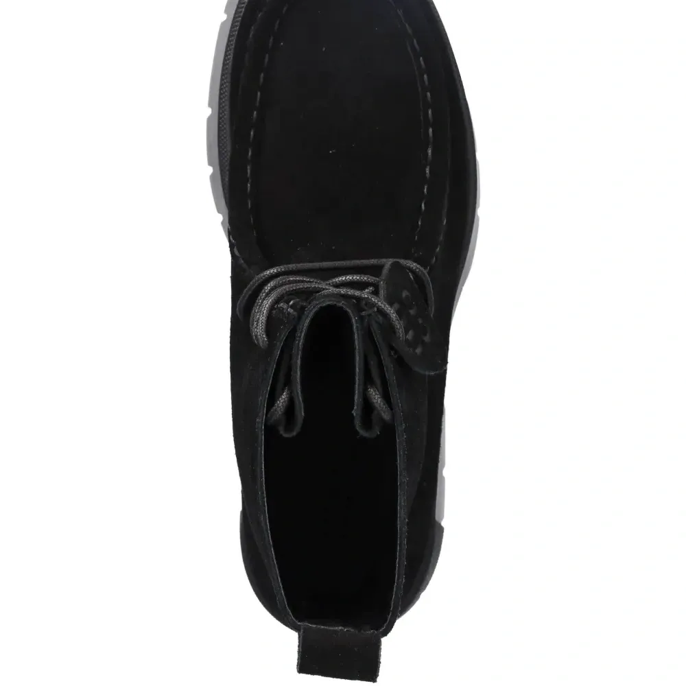 Замшевые ботинки