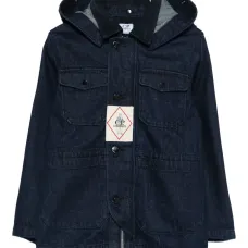 Куртка с капюшоном и накладными карманами