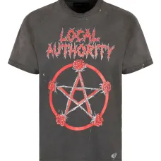 Хлопковая футболка с графичным принтом