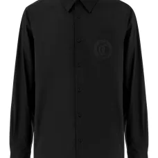 Рубашка с длинными рукавами и эмблемой-логотипом Рубашка с длинными рукавами и эмблемой-логотипом