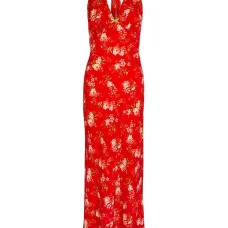 Макси-платье с цветочным принтом Макси-платье с цветочным принтом