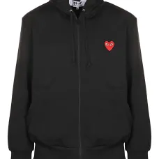 Свитшот с логотипом и нашивкой на молнии