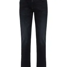 Джинсы из денима с пятью карманами