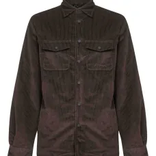 Куртка из вельвета на кнопках