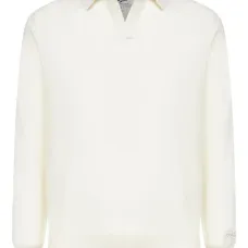 Рубашка-поло с ребристой вышивкой