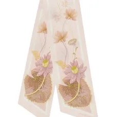 Шелковый платок с принтом Water Lily