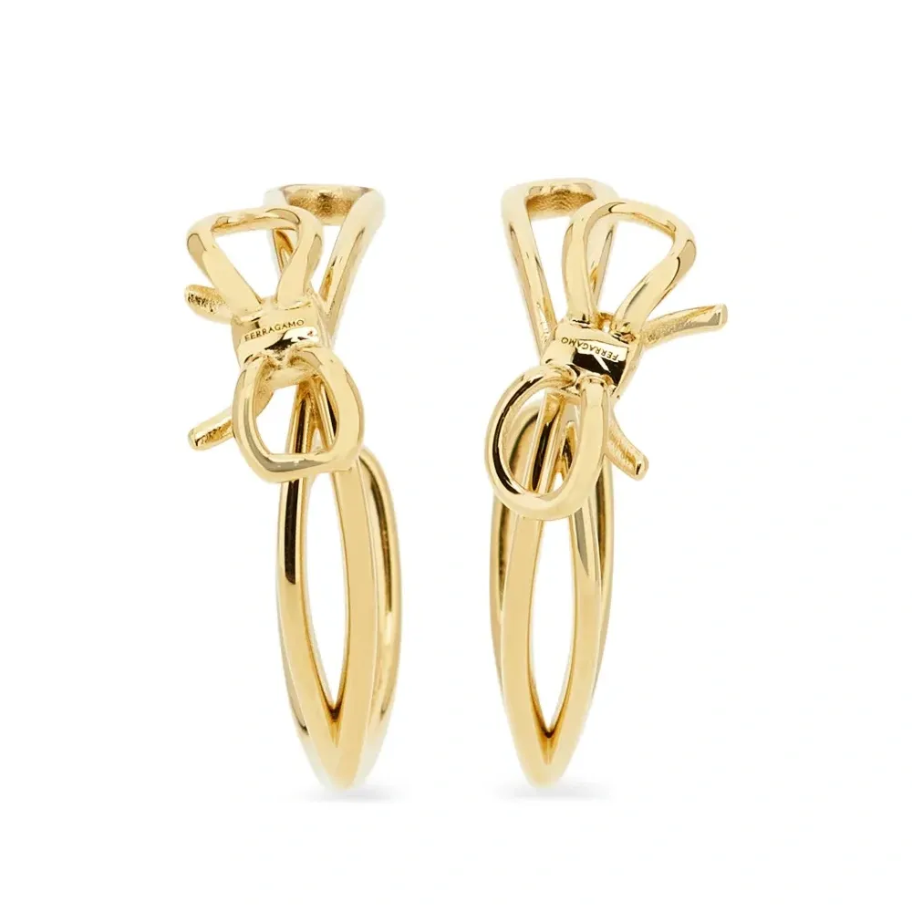 Серьги с бантами