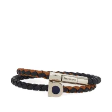 Плетеный браслет с декором Gancini