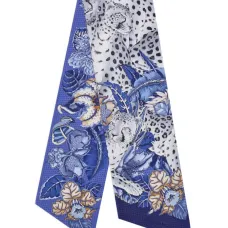 Шелковый платок с принтом Cheetah