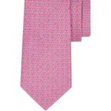 Шелковый галстук с принтом