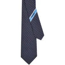 Шелковый галстук с узором Gancini