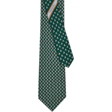 Шелковый галстук с принтом