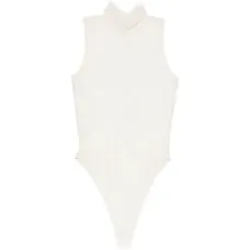 Боди с высоким воротником