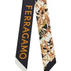 Шелковый платок с принтом Gaia