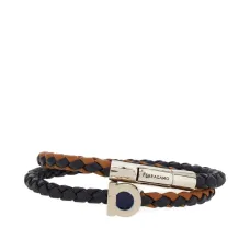 Браслет в два оборота с декором gancini