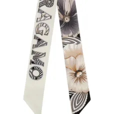 Шелковый шарф с узором Brezza