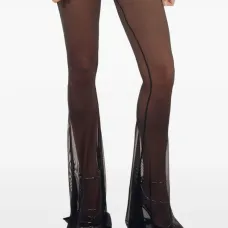 Брюки с вышитым логотипом