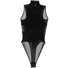 Боди с воротником-халтер