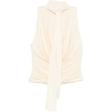 Драпированный топ с завязкой