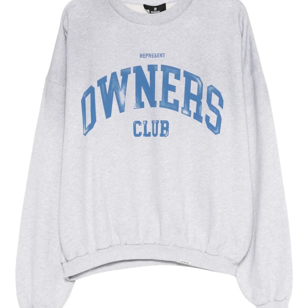 Толстовка с графическим принтом и круглым вырезом