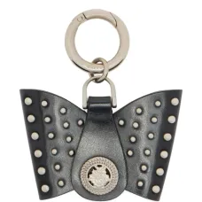 Кожаный брелок с заклёпками B-bow