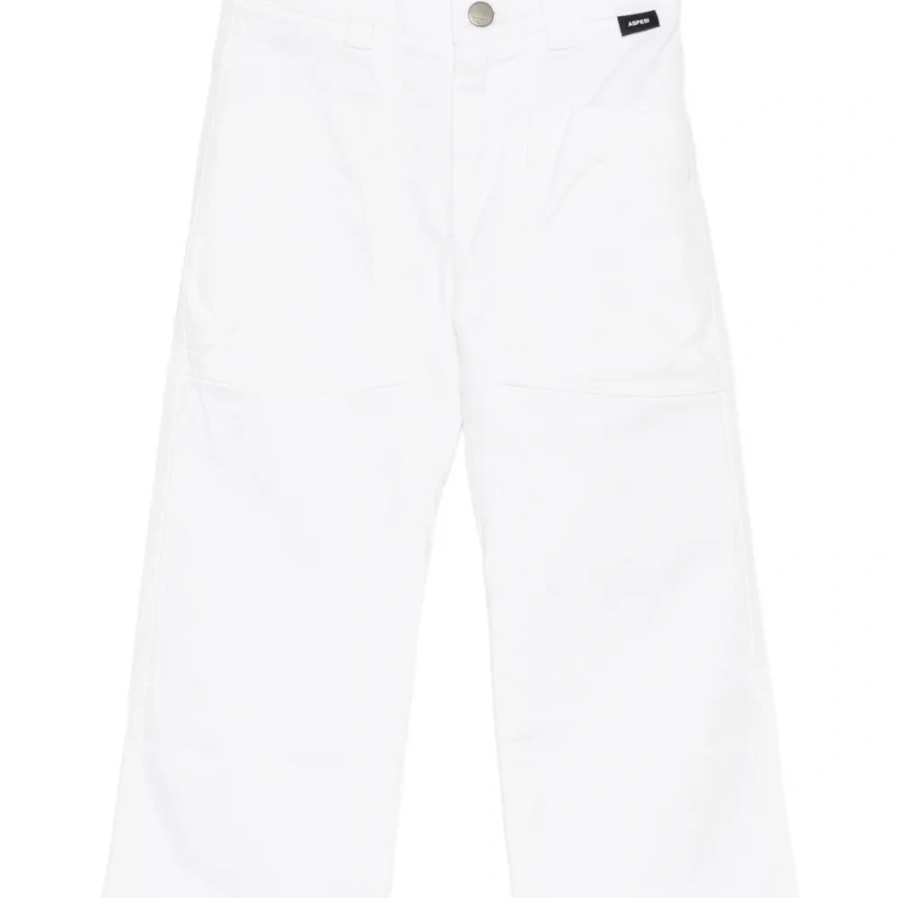 Брюки с накладными карманами