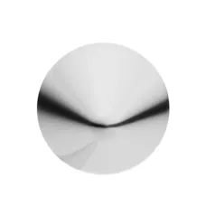 Серьга с шипованной отделкой