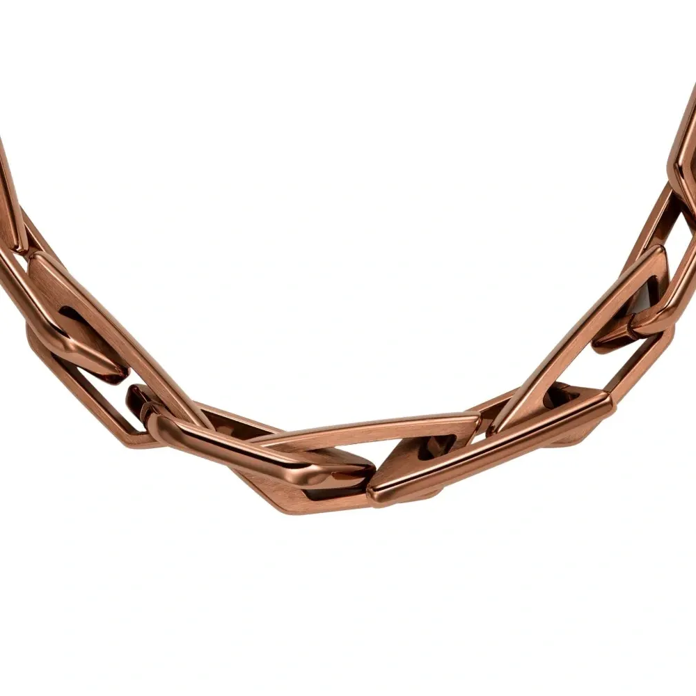 Ожерелье-цепочка с переплетающимся логотипом