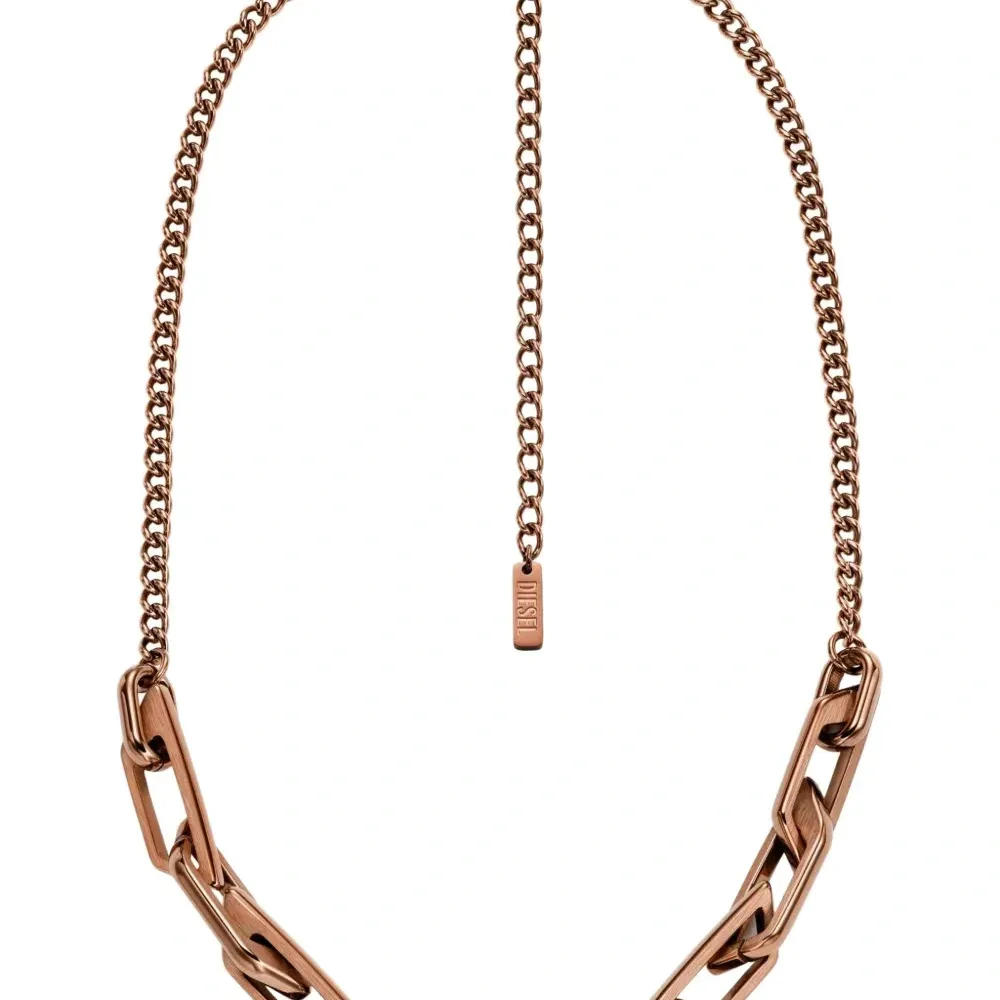 Ожерелье-цепочка с переплетающимся логотипом