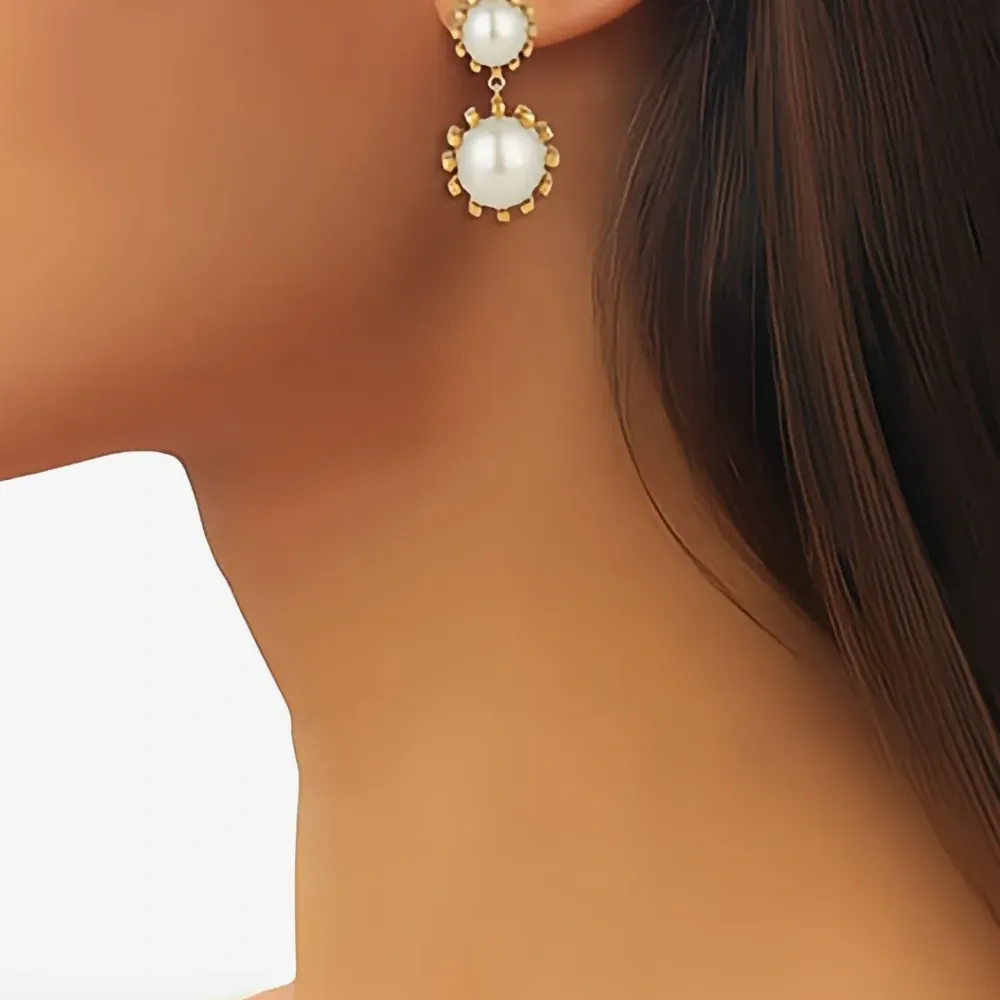 Серьги с жемчугом