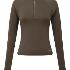 Спортивный топ Routine с воротником на молнии