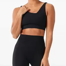 Спортивный бюстгальтер асимметричного кроя