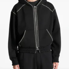 Толстовка на молнии с плетёной отделкой Ivan Толстовка на молнии с плетёной отделкой Ivan