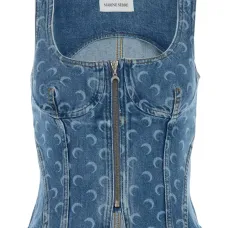 Блуза на молнии с лунным принтом Блуза на молнии с лунным принтом