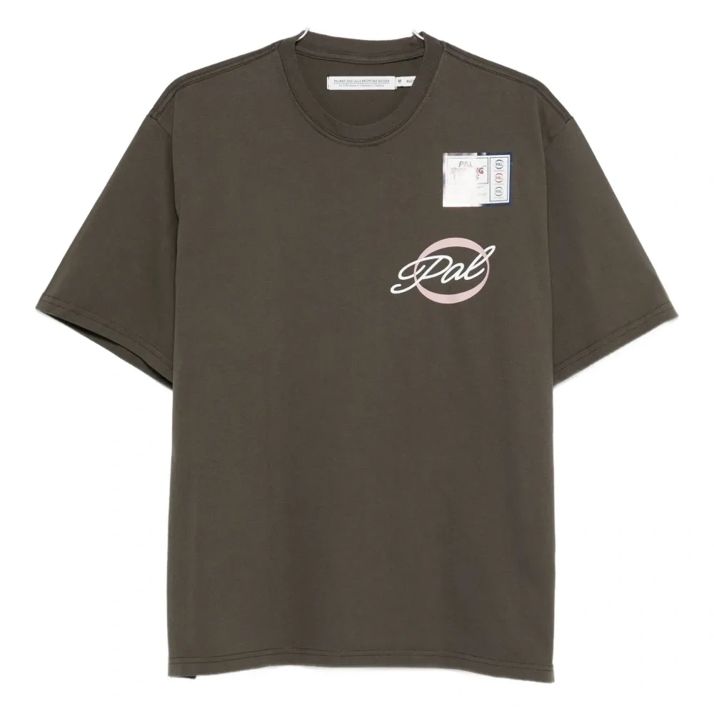 Футболка с принтом логотипа