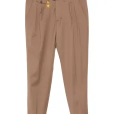 Брюки прямого кроя из шерстяной смеси