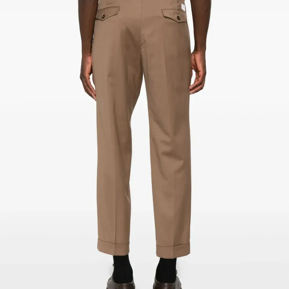 Брюки прямого кроя из шерстяной смеси