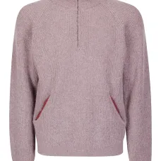 Свитер на молнии с рукавами реглан