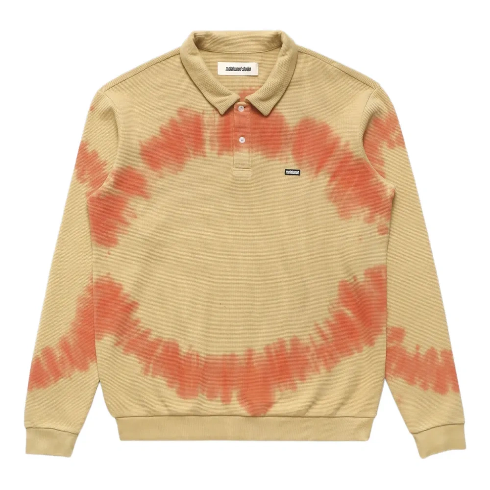 Поло с нашивкой логотипа и принтом