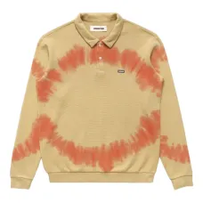 Поло с нашивкой логотипа и принтом