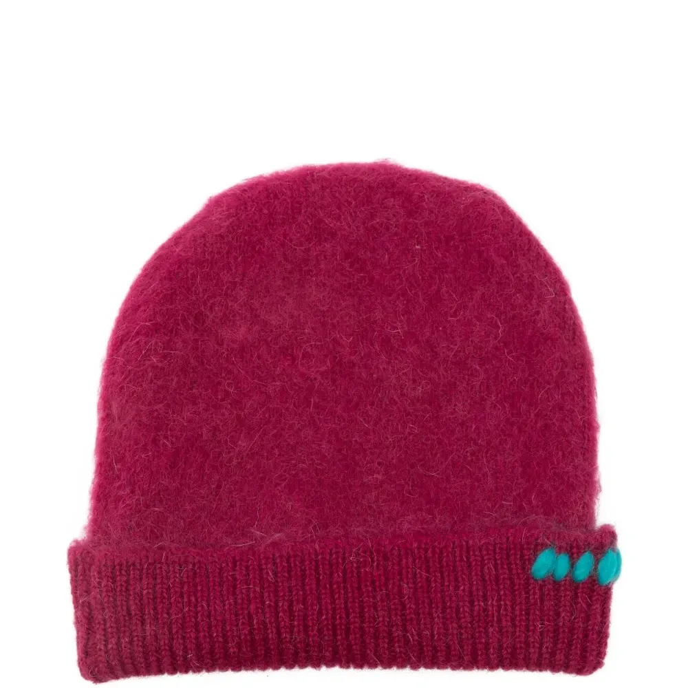 Вязаная шапка из мохера Вязаная шапка из мохера